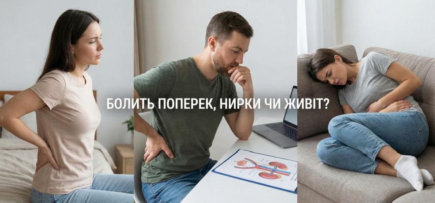 Болить поперек, нирки чи живіт: як зрозуміти причину болю і не помилитися?